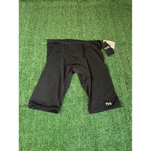 TYR Durafast Jammer Swimsuit Black Mens Size 28S‎ S Performance